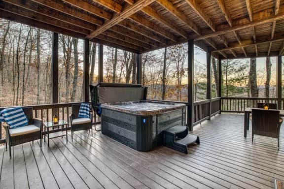 The Looking Glass - pets-view-fireplaces-hot tub
